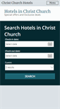 Mobile Screenshot of christchurch-hotels.com